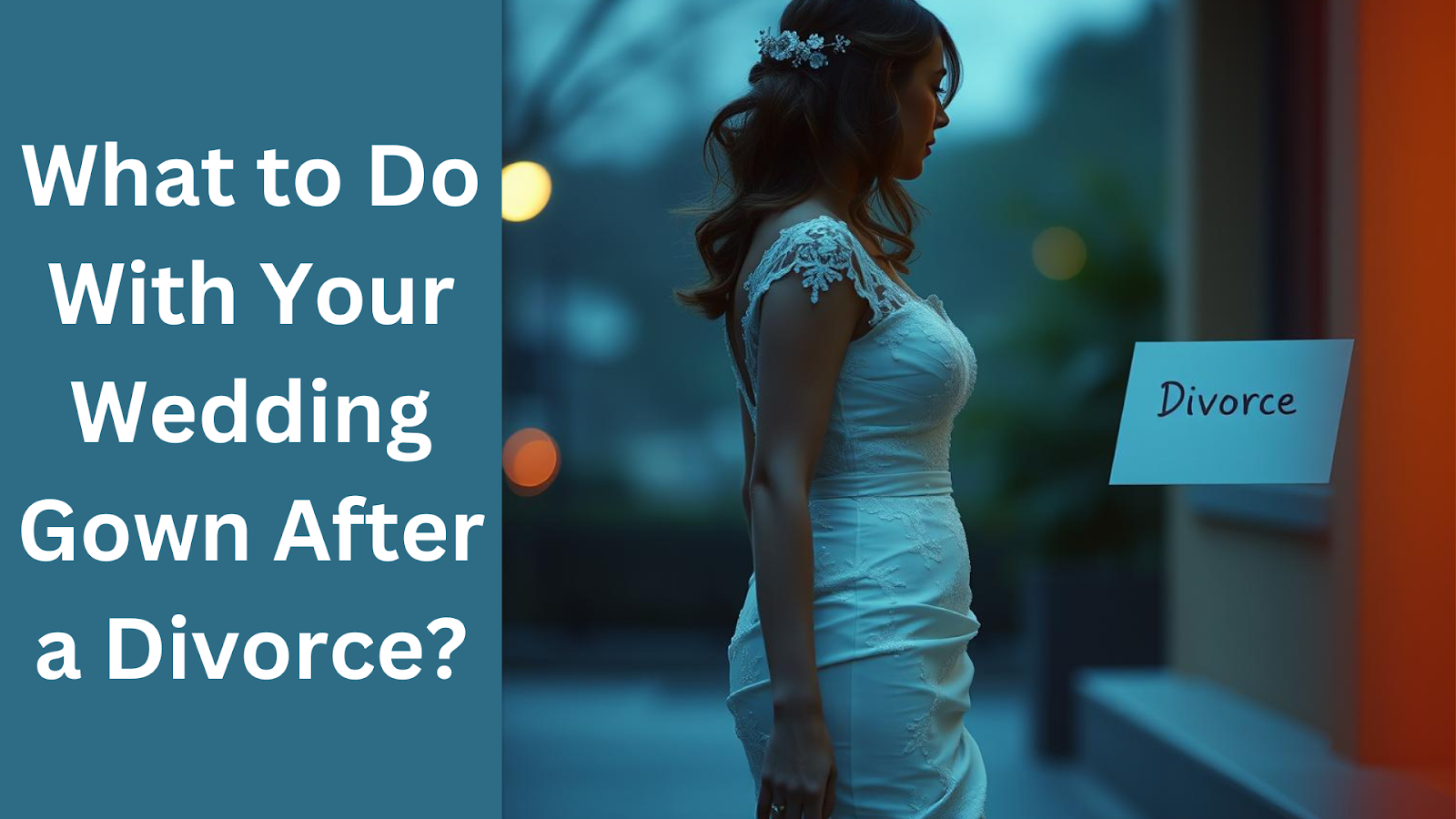 What to Do With Your Wedding Gown After a Divorce?